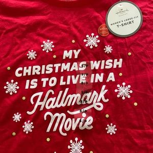Hallmark Christmas Movie shirt-NWT